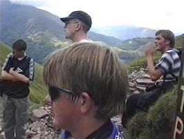 Improving views at the hairpin below the lake, 1.4 miles from the hostel, 521m above sea level
